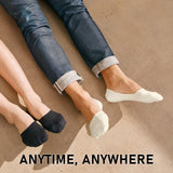 NNEDSZ 5 Pack Large Multi Colour Daily No Show Ankle Socks Non-Slip Breathable