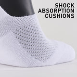 NNEDSZ 3 Pack Medium Black Cushion No Show Ankle Socks Non-Slip Breathable