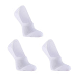 NNEDSZ 3 Pack Medium White Cushion No Show Ankle Socks Non-Slip Breathable