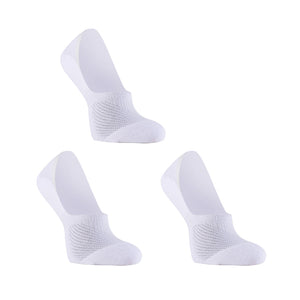 NNEDSZ 3 Pack Small White Cushion No Show Ankle Socks Non-Slip Breathable