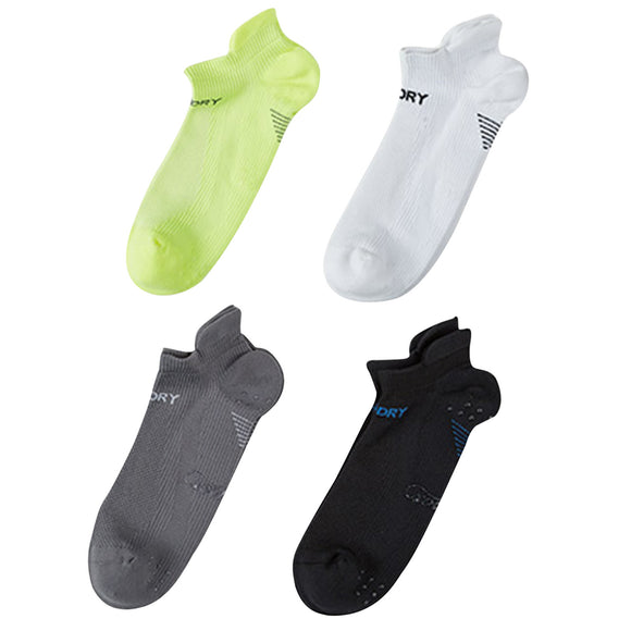 NNEDSZ 4 Pack Large Multi Colour Seamless Sport Sneakers Socks Non-Slip Heel Tab