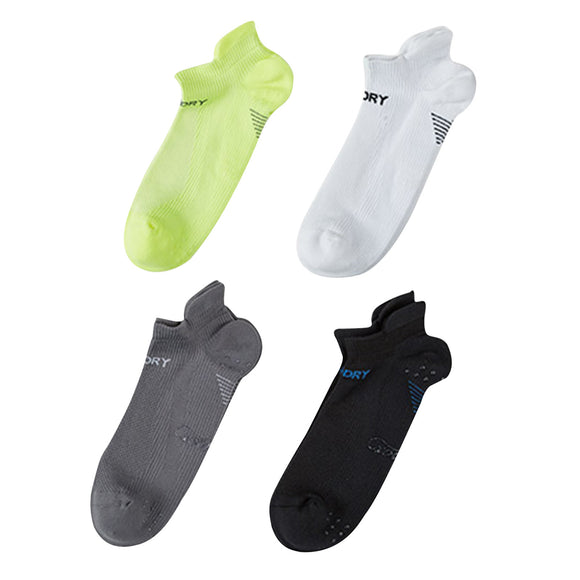 NNEDSZ 4 Pack Medium Multi Colour Seamless Sport Sneakers Socks Non-Slip Heel Tab