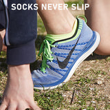 NNEDSZ 4 Pack Medium Multi Colour Seamless Sport Sneakers Socks Non-Slip Heel Tab