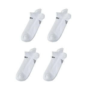 NNEDSZ 4 Pack Small White Seamless Sport Sneakers Socks Non-Slip Heel Tab