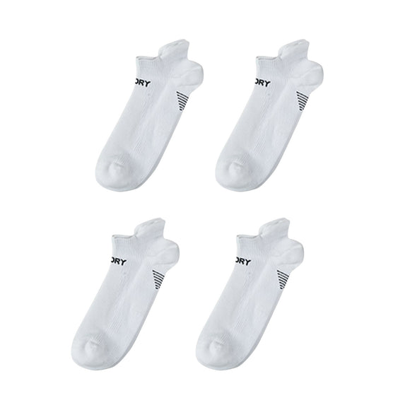 NNEDSZ 4 Pack Small White Seamless Sport Sneakers Socks Non-Slip Heel Tab