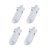 NNEDSZ 4 Pack Small White Seamless Sport Sneakers Socks Non-Slip Heel Tab