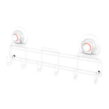NNEDSZ Six Universal Hooks Removable Suction - White
