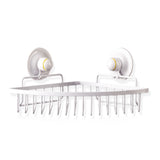 NNEDSZ White Medium Corner Basket Removable Suction
