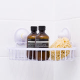 NNEDSZ White Medium Corner Basket Removable Suction