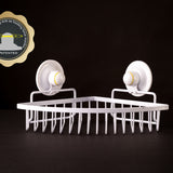 NNEDSZ White Medium Corner Basket Removable Suction