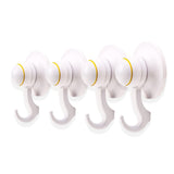 NNEDSZ 4PC White 56mm Suction Hook Removable