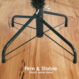 NNEDSZ Home Ready 4Ft 120cm 390 tips Green Snowy Christmas Tree Xmas Pine Cones + Bauble Balls