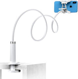 NNEDSZ Multifunction Phone Stand with Flexible Long arm (White) 30488