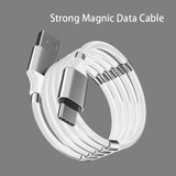 NNEDSZ BDI MCB02 Magic Rope Magnetic USB to Type C Fast Charging Data Cable 1M