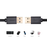 NNEDSZ  USB3.0 A male to A male cable 2M Black (10371)