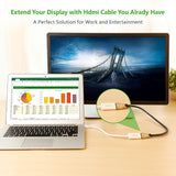 NNEDSZ Mini DP to HDMI Female converter cable 18CM (10460)