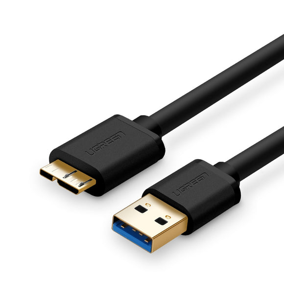 NNEDSZ 3.0 A Male to Micro USB 3.0 Male Cable 0.5m (Black) 10840