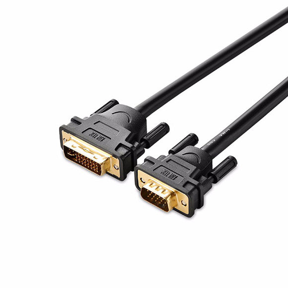 NNEDSZ DVI (24) Male to VGA male Cable - Black 1.5M (11617)