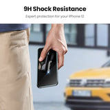 NNEDSZ  20337 2.5D Full Cover HD Screen Tempered Protective Film for iPhone 12/6.1  Twin Pack