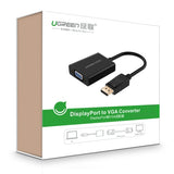 NNEDSZ  20414 DP male to VGA female converter cable - Black
