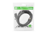 NNEDSZ  USB 3.0 Extension Male Cable 0.5m Black (30125)