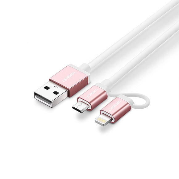 NNEDSZ Micro-USB to USB Cable with Lightning Adapter 1.5M (30471)