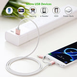 NNEDSZ Micro-USB to USB Cable with Lightning Adapter 1.5M (30471)