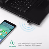 NNEDSZ USB Bluetooth 4.0 Adapter - Black (30722)