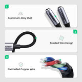 NNEDSZ 30732 USB-C to 3.5mm Splitter