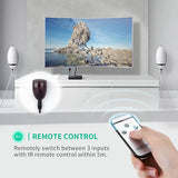 NNEDSZ 1 x 3 HDMI Switch - Black (40234)