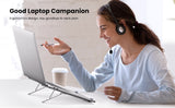 NNEDSZ 40289 Foldable Laptop Stand (Silver)