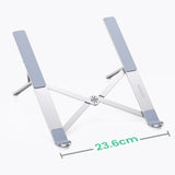 NNEDSZ 40289 Foldable Laptop Stand (Silver)