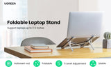 NNEDSZ 40289 Foldable Laptop Stand (Silver)