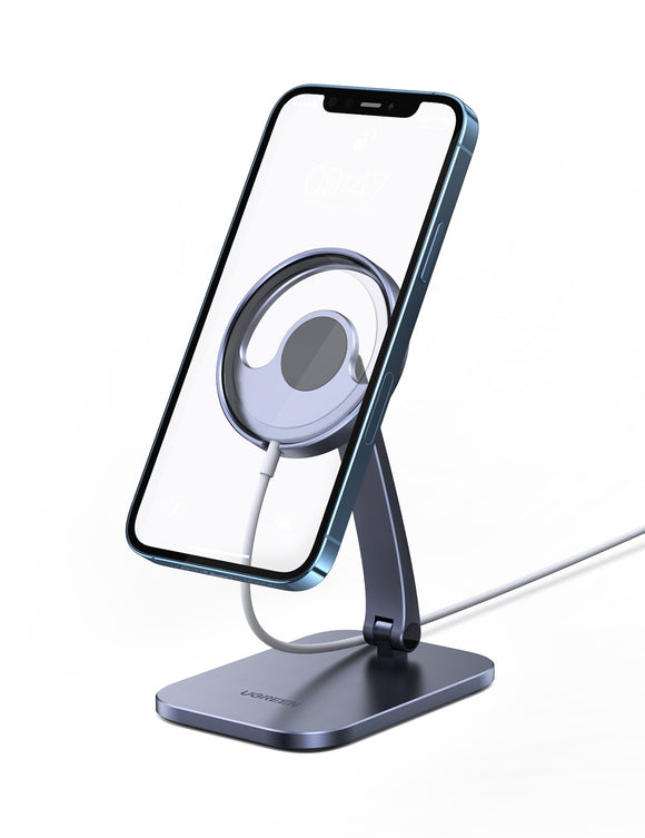 NNEDSZ 40290 Desk Adjustable and Foldable Aluminum Magsafe Charging Stand