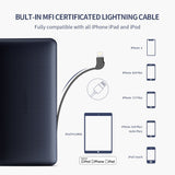 NNEDSZ 20000mAh Power Bank With Lightning Cable (Jazz Blue) 40902