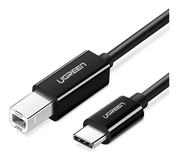 NNEDSZ USB-C to USB 2.0 Print Cable 2m Black 50446