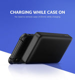 NNEDSZ 10000mAh Power bank with 10W QI Wireless Charging Pad - Black (50578)