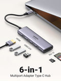 NNEDSZ 60383 Premium 6-in-1 USB-C Hub