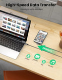 NNEDSZ 60765 90 Degree USB-C to iPhone 8-pin Cable 2M