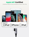 NNEDSZ 60765 90 Degree USB-C to iPhone 8-pin Cable 2M