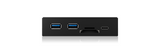 NNEDSZ IB-HUB1417-i3 Frontpanel with USB 3.0 Type-C and Type-A hub with card reader