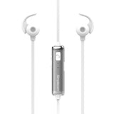 NNEDSZ BH310 Metal In-Ear Sports Bluetooth Stereo Headphones White
