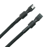 NNEDSZ CA110S Premium SATA 3 HDD SSD Data Cable Sleeved with Ferrite Bead Lead Clip Straight