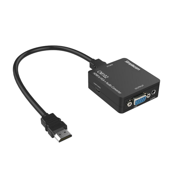 NNEDSZ CM102 HDMI to VGA  Audio 3.5mm Stereo Converter