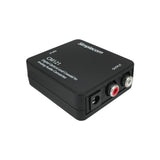 NNEDSZ CM121 Digital Optical Toslink and Coaxial to Analog RCA Audio Converter