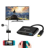 NNEDSZ  DA310 USB 3.1 Type C to HDMI USB 3.0 Adapter with PD Charging (Support DP Alt Mode and Nintendo Switch)