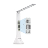 NNEDSZ EL610 LED Mini Desk Lamp Rechargeable with Digital Clock