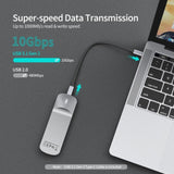 NNEDSZ PC-HDE16 USB-C to M.2 B-Key Hard Drive Enclosure (10Gbps)