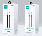 NNEDSZ CB103 Lightning Charging cable 1M Black/Silver