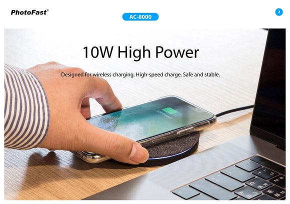 NNEDSZ Photofast AirCharge Qi Compatible 10W Fast Charge (SKU:AC8000)